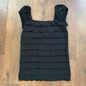 MAX STUDIO black tank top, size L